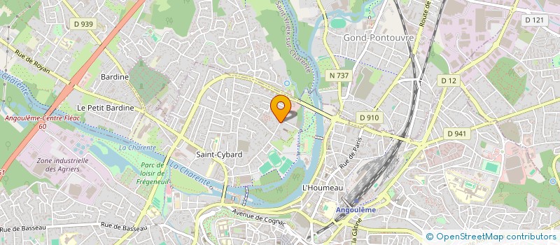 localisation de l'entreprise MADAME LAURENE DUCROCQ à ANGOULEME