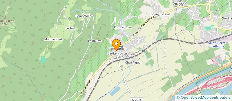 localisation de l'entreprise MADAME LAURENE DUFFOURD  SAINT-JEAN-DE-LA-PORTE