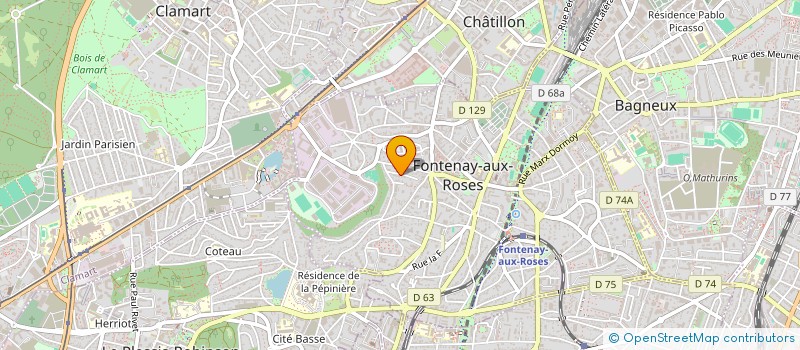 localisation de l'entreprise MADAME LAURENE DUPUY à FONTENAY-AUX-ROSES