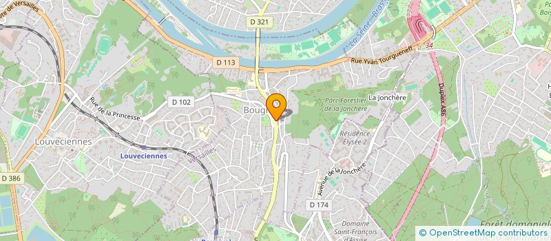 localisation de l'entreprise MADAME LAURENE FINET  LE VESINET