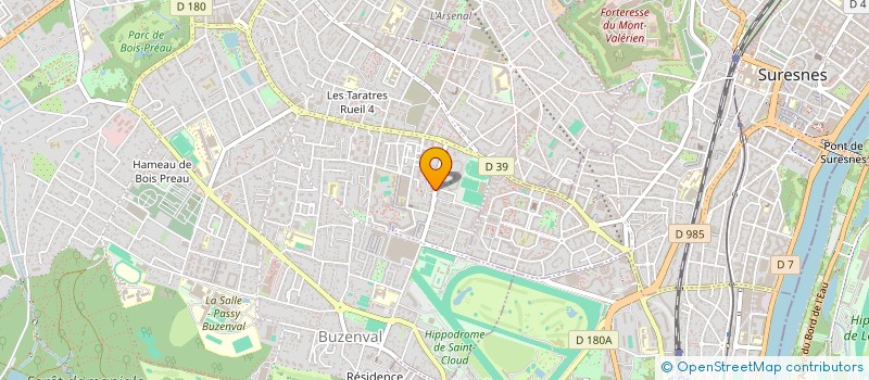 localisation de l'entreprise MADAME LAURENE GAYE à RUEIL-MALMAISON