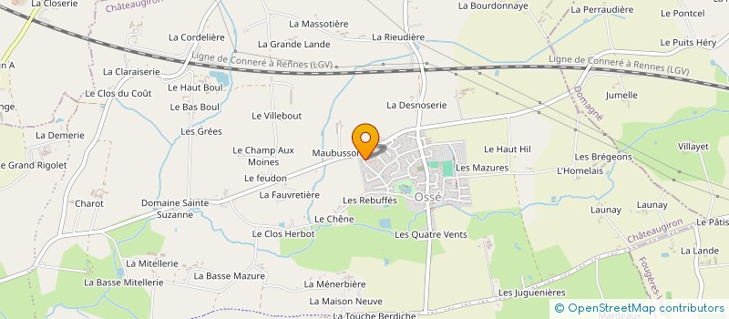 localisation de l'entreprise MADAME LAURENE GEORGEAULT  CHATEAUGIRON