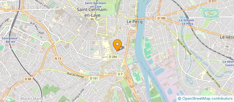 localisation de l'entreprise MADAME LAURENE GOSSART à LE PECQ