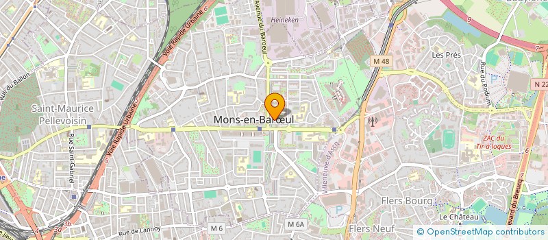 localisation de l'entreprise MADAME LAURENE GOULVENT  MONS-EN-BARUL