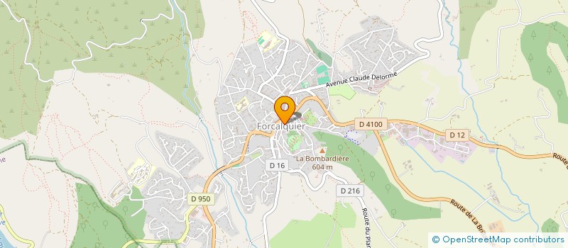 localisation de l'entreprise MADAME LAURENE GRAZIANI  FORCALQUIER