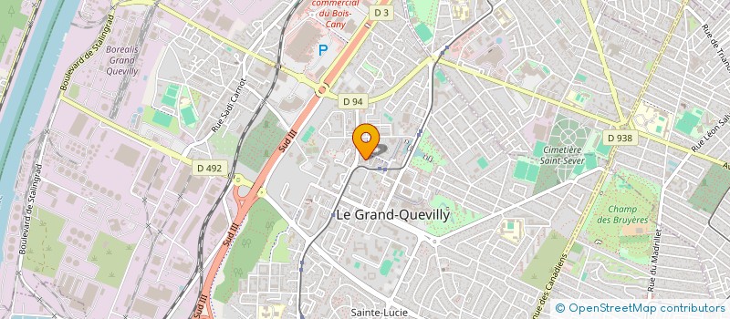 localisation de l'entreprise MADAME LAURENE GRICOURT  LE GRAND-QUEVILLY