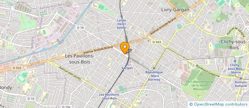 localisation de l'entreprise MADAME LAURENE GUEDE  LES PAVILLONS-SOUS-BOIS