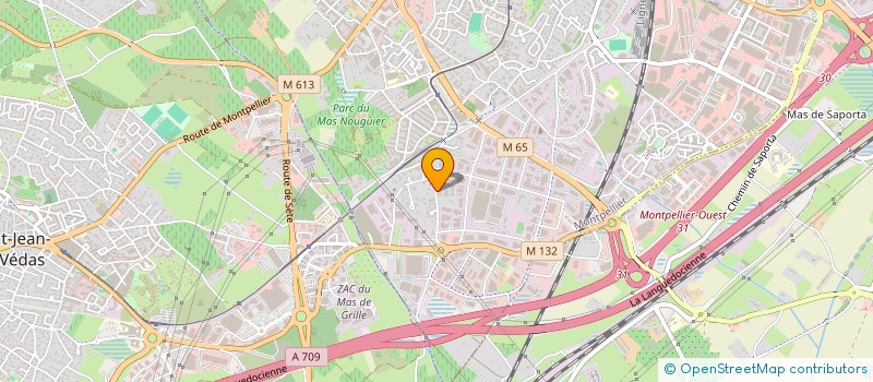 localisation de l'entreprise MADAME LAURENE HERIAUD  MONTPELLIER