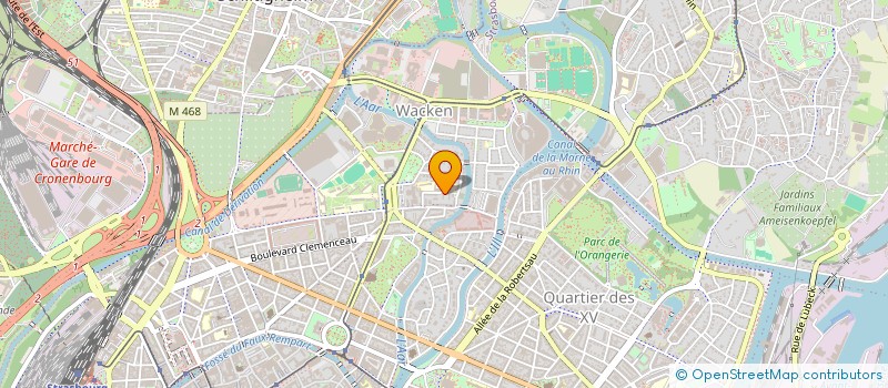 localisation de l'entreprise MADAME LAURENE HERWEDE à STRASBOURG