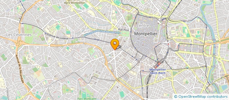 localisation de l'entreprise MADAME LAURENE HOMBEK à MONTPELLIER