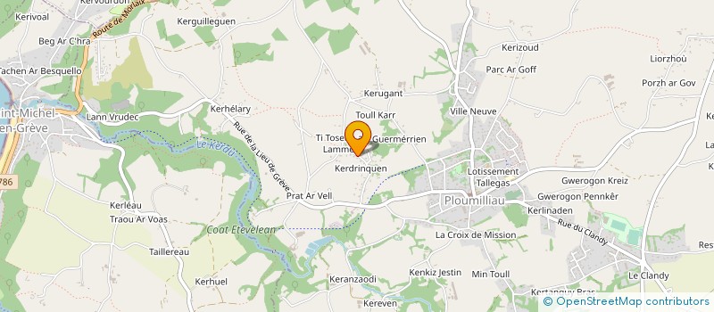 localisation de l'entreprise MADAME LAURENE HUMBERT à LANNION