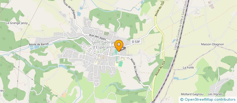 localisation de l'entreprise MADAME LAURENE JACQUEMET  SAINT-GEORGES-D'ESPERANCHE
