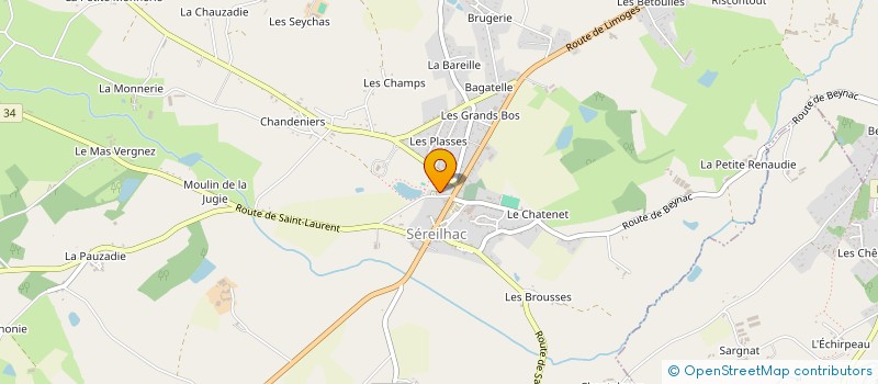 localisation de l'entreprise MADAME LAURENE LACHERADE à SEREILHAC