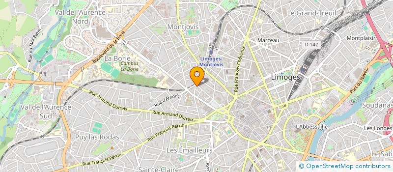 localisation de l'entreprise MADAME LAURENE LACOMBE à PANAZOL