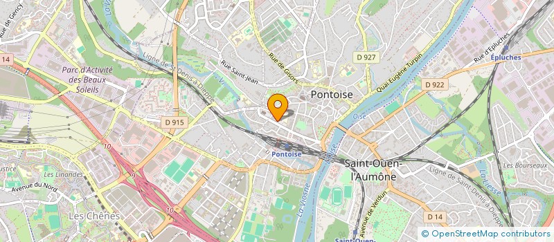 localisation de l'entreprise MADAME LAURENE LACROIX  PONTOISE