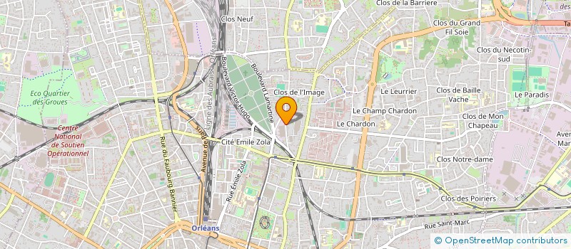 localisation de l'entreprise MADAME LAURENE LANGLOIS à ORLEANS