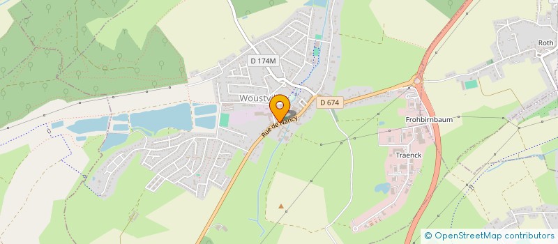 localisation de l'entreprise MADAME LAURENE LAUER  WOUSTVILLER