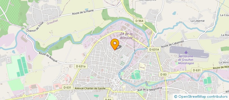 localisation de l'entreprise MADAME LAURENE LE BERRE  LABESSIERE-CANDEIL