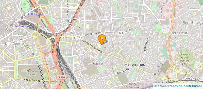 localisation de l'entreprise MADAME LAURENE LEFEVRE à LILLE