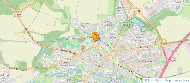 localisation de l'entreprise MADAME LAURENE MALCOR DEYDIER DE PIERREFEU  SENLIS