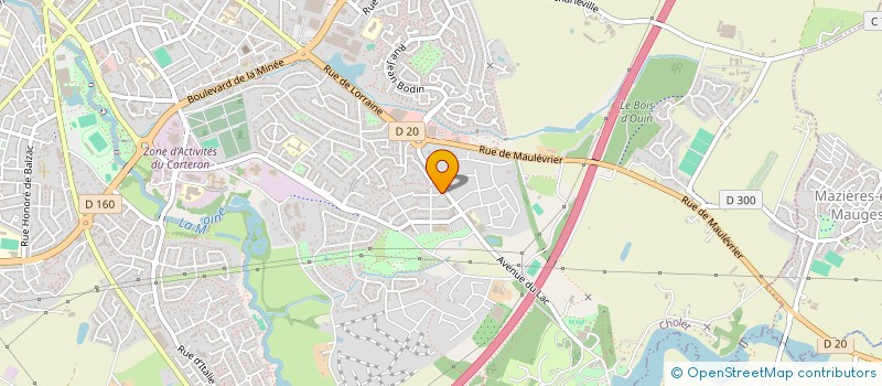 localisation de l'entreprise MADAME LAURENE MANCEAU à CHOLET