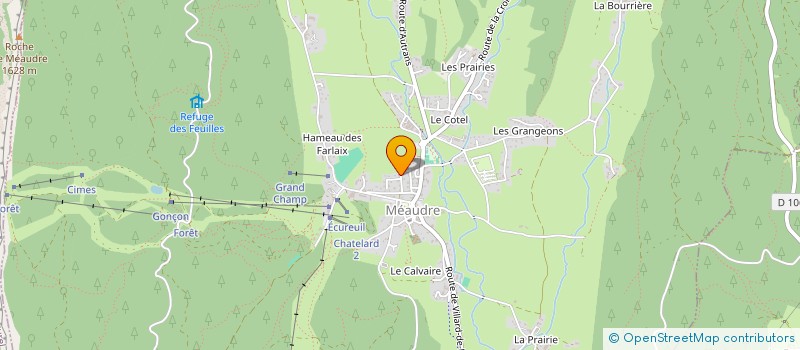 localisation de l'entreprise MADAME LAURENE-MARIE WAVRANT à AUTRANS-MEAUDRE EN VERCORS