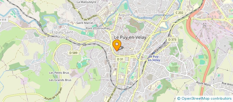 localisation de l'entreprise MADAME LAURENE MASCLAUX  LE PUY-EN-VELAY