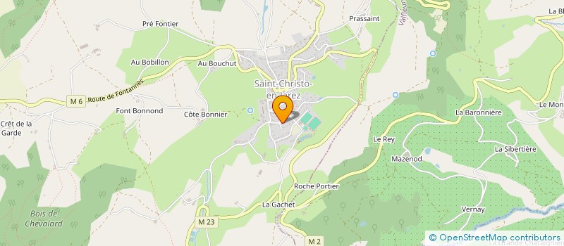 localisation de l'entreprise MADAME LAURENE MATHEVON  SAINT-CHRISTO-EN-JAREZ