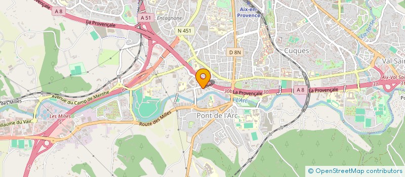 localisation de l'entreprise MADAME LAURENE MAXANT à AIX-EN-PROVENCE