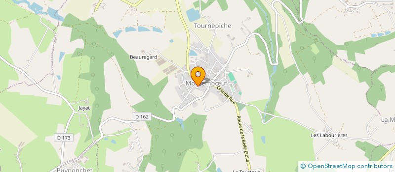 localisation de l'entreprise MADAME LAURENE MICHAUD  MONTEMBUF