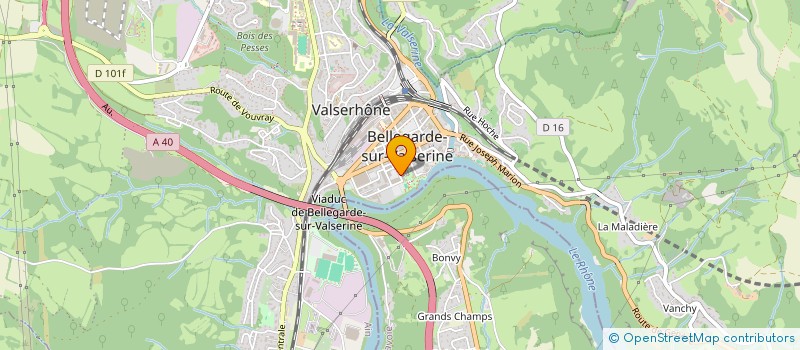 localisation de l'entreprise MADAME LAURENE MOLLARET à VALSERHONE