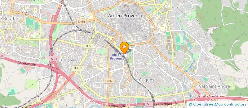 localisation de l'entreprise MADAME LAURENE MONTEAU à AIX-EN-PROVENCE