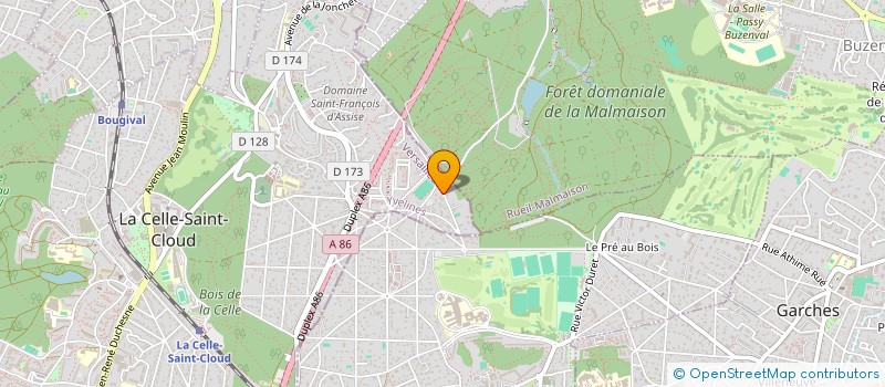 localisation de l'entreprise MADAME LAURENE NOHONE  LA CELLE-SAINT-CLOUD