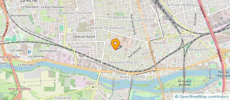 localisation de l'entreprise MADAME LAURENE PASCAL  TOURS