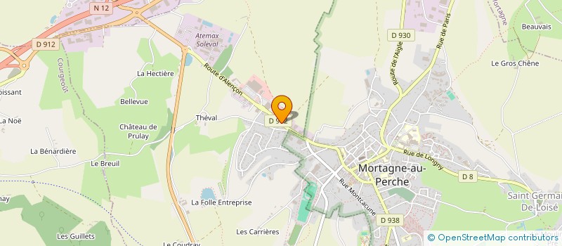 localisation de l'entreprise MADAME LAURENE PETIT à SAINT-LANGIS-LES-MORTAGNE