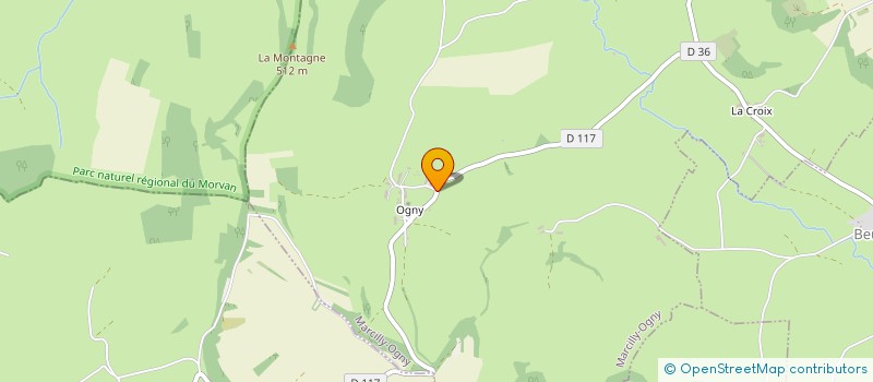 localisation de l'entreprise MADAME LAURENE PORCHERET  MARCILLY-OGNY