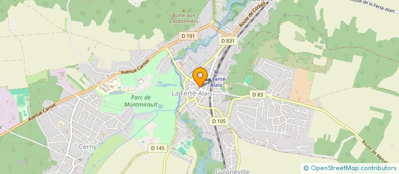 localisation de l'entreprise MADAME LAURENE POULIQUEN  LA FERTE-ALAIS