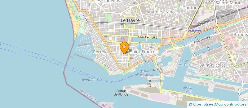 localisation de l'entreprise MADAME LAURENE POUSSEREAU  LE HAVRE