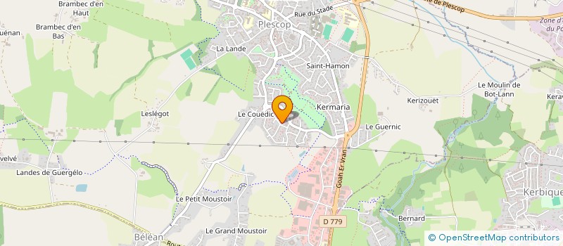 localisation de l'entreprise MADAME LAURENE PROTAIN  PLESCOP