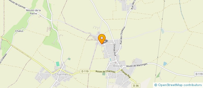 localisation de l'entreprise MADAME LAURENE REMONDIN  BIOZAT