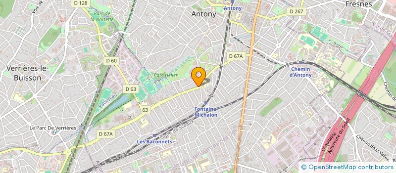 localisation de l'entreprise MADAME LAURENE RICHARD à ANTONY