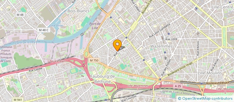 localisation de l'entreprise MADAME LAURENE SAUZET à LILLE