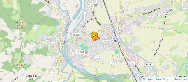 localisation de l'entreprise MADAME LAURENE SEMPERE  NAY