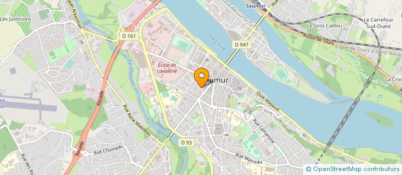 localisation de l'entreprise MADAME LAURENE SOULET DE BRUGIERE  SAUMUR