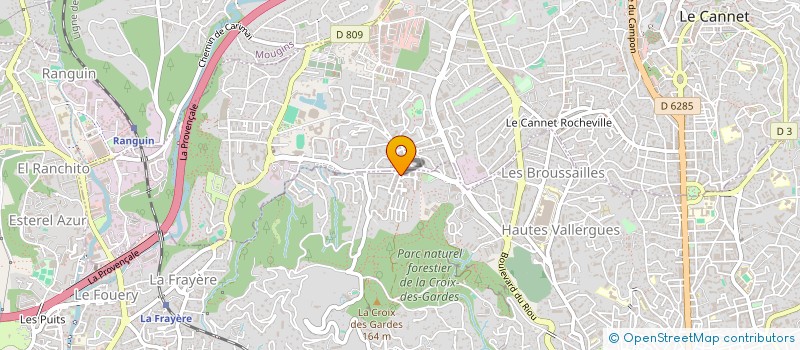 localisation de l'entreprise MADAME LAURENE VERRAT à CANNES