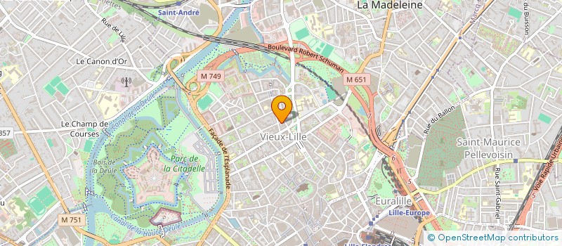 localisation de l'entreprise MADAME LAURENE WATINE à LILLE