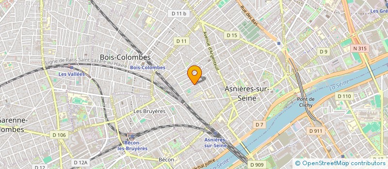 localisation de l'entreprise MADAME LAURENE YUNG  ASNIERES-SUR-SEINE