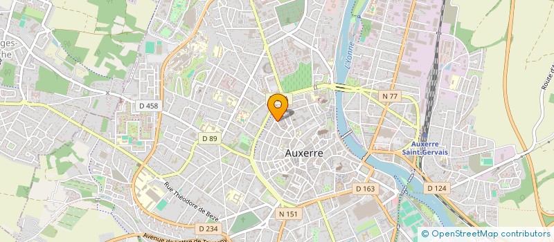 localisation de l'entreprise MADAME LAURENE ZURCHER à AUXERRE