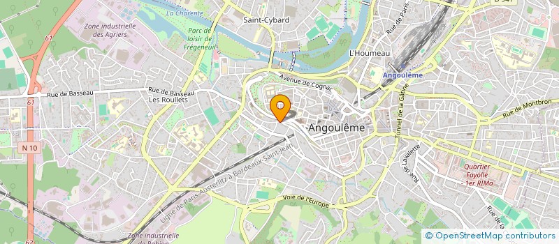 localisation de l'entreprise MADAME LAURENN LECROC à ANGOULEME