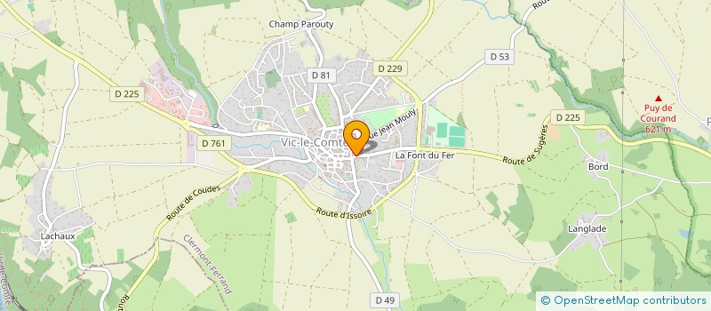 localisation de l'entreprise MADAME LAURENNE TETARD  VIC-LE-COMTE